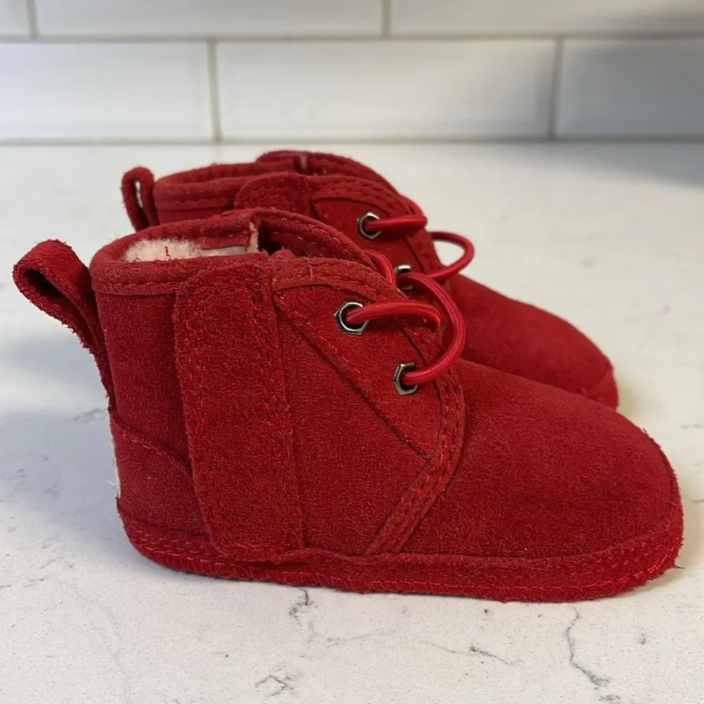 UGG Neumel Baby Size 2/3 - Samba Red